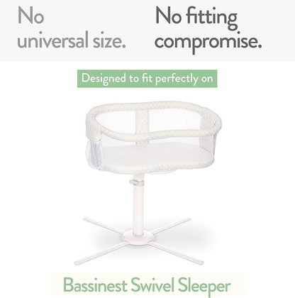 Bassinet Fitted Sheets for Halo Bassinest Swivel Sleeper Mattress – Snuggly Soft 100% Jersey Cotton – 2 Pack – Beige + Rusty Brown – 2 Pack