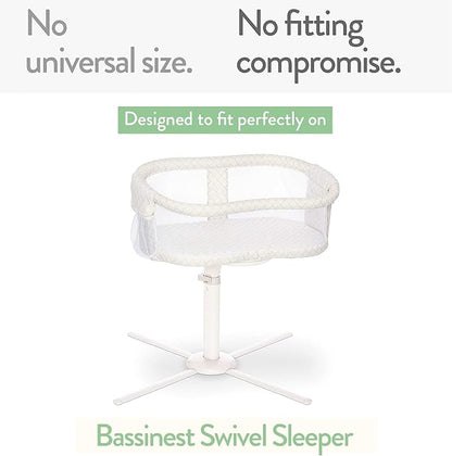Bassinet Fitted Sheets for Halo Bassinest Swivel Sleeper Mattress – Snuggly Soft 100% Jersey Cotton – 2 Pack