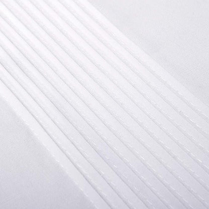Valea Home Bed Skirt with Split Corners Durable Elegant Luxury Dust Ruffle Bed Covers with Pin Tucking 14 inch Tailored Drop, Twin, White