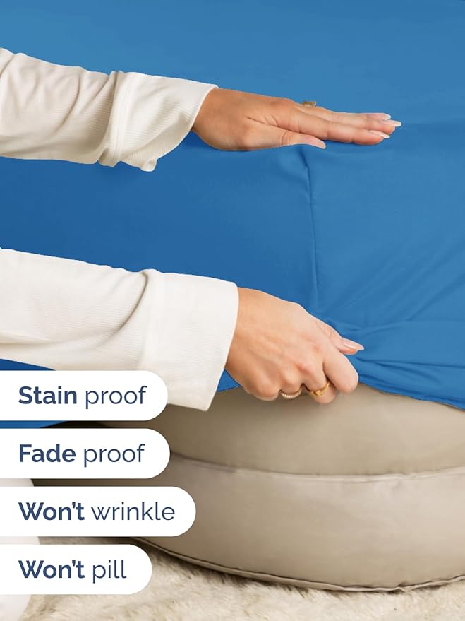 Extra Deep Twin XL Fitted Sheet - Hotel Luxury Single Fitted Sheet Only - Easily Fits 18 inch to 24 inch Mattress - Ultra Soft, Wrinkle Free with Extra Deep Pockets - Breathable & Comfy - Royal Blue