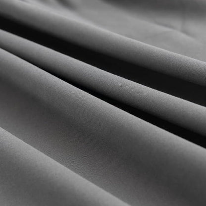 TSUTOMI Bed Skirt Twin Size Ruffled Bed Skirt with Split Corners, 18 Inch Drop Dust Ruffle Bed Skirts with Platform, Gathered Style, 100% Microfiber, Grey
