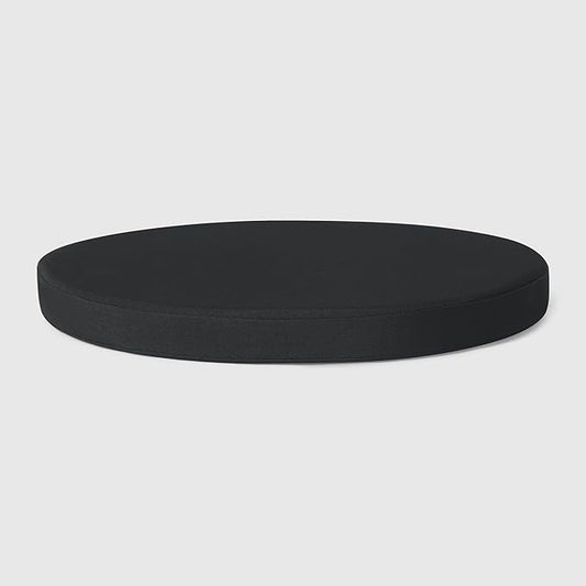 WestinTrends Solace Outdoor Patio Kitchen Dining Chair Round Seat Cushions Set of 4, 16 x 16, Black