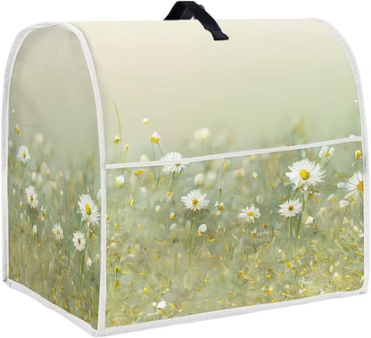 Realistic Daisy Print Stand Mixer Covers Fit Tilt Head and Bowl Lift Models Mixers, Washable Kitchen Appliance Cover Universal Fit Coffee Maker Blender Juicer, Easy to Clean