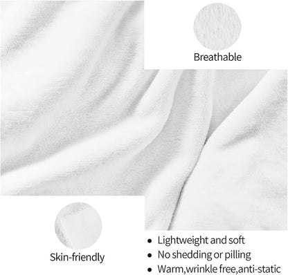 HGOD DESIGNS Polka DotsBlanket, Super Soft Brush Strokes Dots Throw Blanket 40"x50" Blanket for Bed Couch Chair Fall Winter Camping Living Room Office