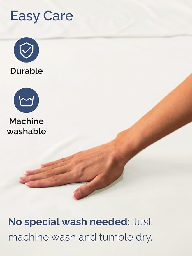 Extra Deep Twin XL Fitted Sheet - Hotel Luxury Single Fitted Sheet Only - Easily Fits 18 inch to 24 inch Mattress - Ultra Soft, Wrinkle Free w/Extra Deep Pockets - Breathable & Comfy - Antique White