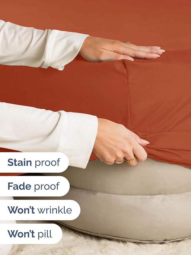 Extra Deep Queen Fitted Sheet - Hotel Luxury Single Fitted Sheet Only - Easily Fits 18 inch to 24 inch Mattress - Ultra Soft, Wrinkle & Fade Free w/Extra Deep Pocket - Breathable & Comfy - Terracotta