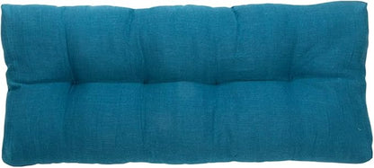 FUNHOME Outdoor Bench Cushion 42 x18 inch with Non-Slip Grips,Water Resistant Porch Swing Cushion,Bench Pillow Pads,Tufted Cushions for Patio Garden Furniture,42" Seat Cushions(Light Blue)