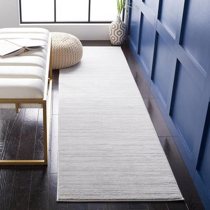 SAFAVIEH Vision Collection Runner Rug - 2'2" x 18', Ivory Grey, Modern Ombre Design, Non-Shedding & Easy to Clean, Ideal for Foyer, Hallway, Bedroom (VSN606K)