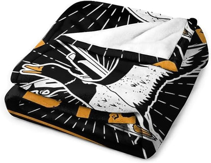 Duck Hunting Blanket Hunting Gifts for Men Goose Hunting Accessories Hunting Throw Blanket for Adults Soft Warm Cozy Fleece Blanket for Couch Sofa Bed 40"x50"