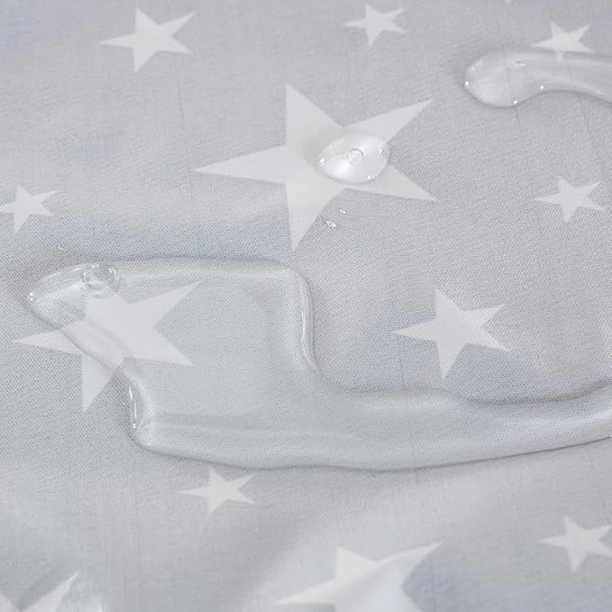 WenBags Lightweight Waterproof Flat Sheet 70*90 Inches Queen Size-Mattress Protector for Bed & Couch, Pet Hair Resistant Cover Ideal for Dogs & Cats, Perfect for Hotels & Hospitals(Multicolor-Stars )