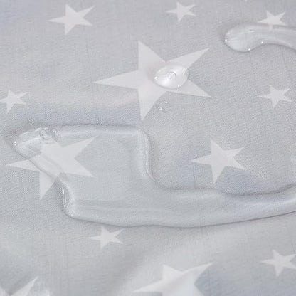 WenBags Lightweight Waterproof Flat Sheet 70*90 Inches Queen Size-Mattress Protector for Bed & Couch, Pet Hair Resistant Cover Ideal for Dogs & Cats, Perfect for Hotels & Hospitals(Multicolor-Stars )