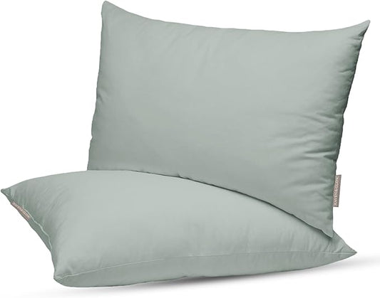 Haven & Glow Decorative Throw Pillow Cover – Rectangle Cushion Case with Zipper | Modern Sofa, Couch & Bed Accent Pillow Covers for Living Room, Bedroom & Home Decor | 20 x 12 Inch – Blue – Pack of 2