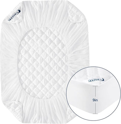 Toddler Travel Kids Air Mattress Protector Waterproof, Compatible with hiccapop Inflatable Toddler Travel Bed or EnerPlex Kids Inflatable Travel Bed