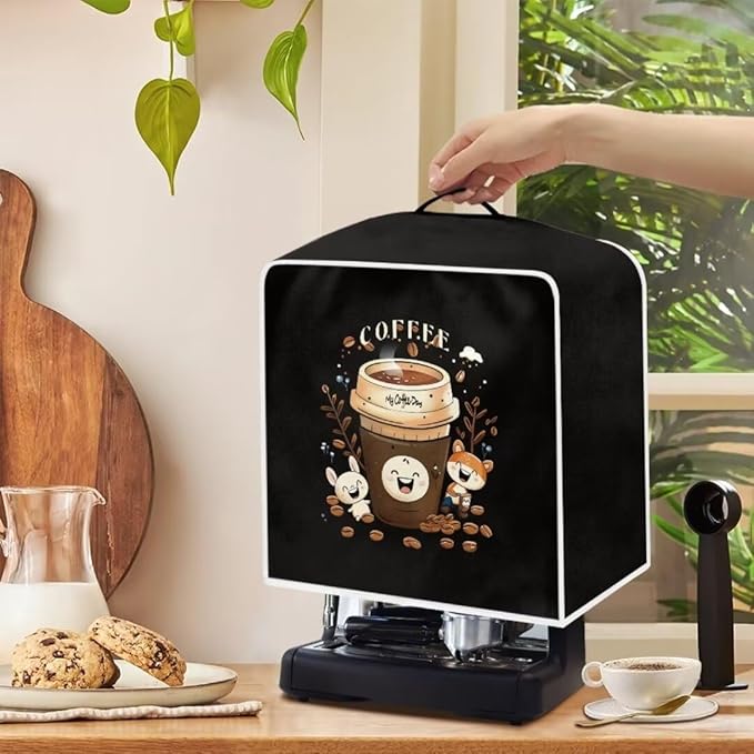Mumeson Coffee Cup Coffee Maker Cover Blender Dust Cover, Coffee Machine Protection Cover Stand Mixer Pouch Multiuse Kitchen Kitchen Accessories Protect Cover
