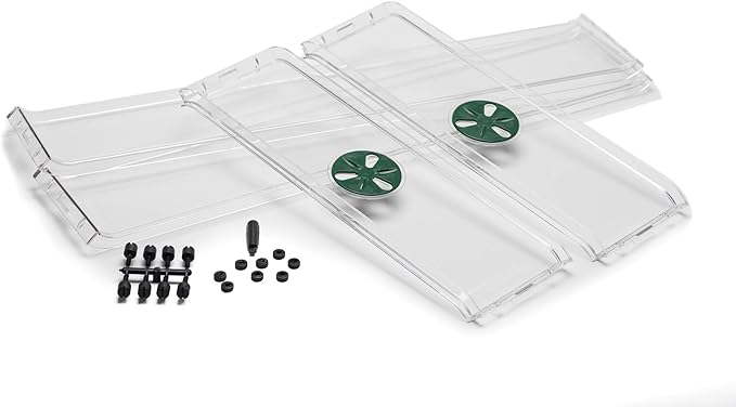 EarlyGrow 93807 Domed Propagator, 2 Height Extenders, Green