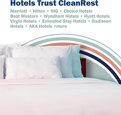 CleanRest PRO Box Spring Encasement - Ultimate Defense Against Allergens, Dust Mites, and More - Water Resistant, MicronOne Allergen Barrier, Zip-N-Click (California King)