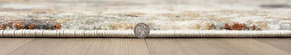 Keen Home Design Area Rugs - 10x14 Non-Shedding, Abstract Rugs for Kitchen, Living Room, Bedroom, Dining Room, Entryway - Size: 9'10" x 14', Multi