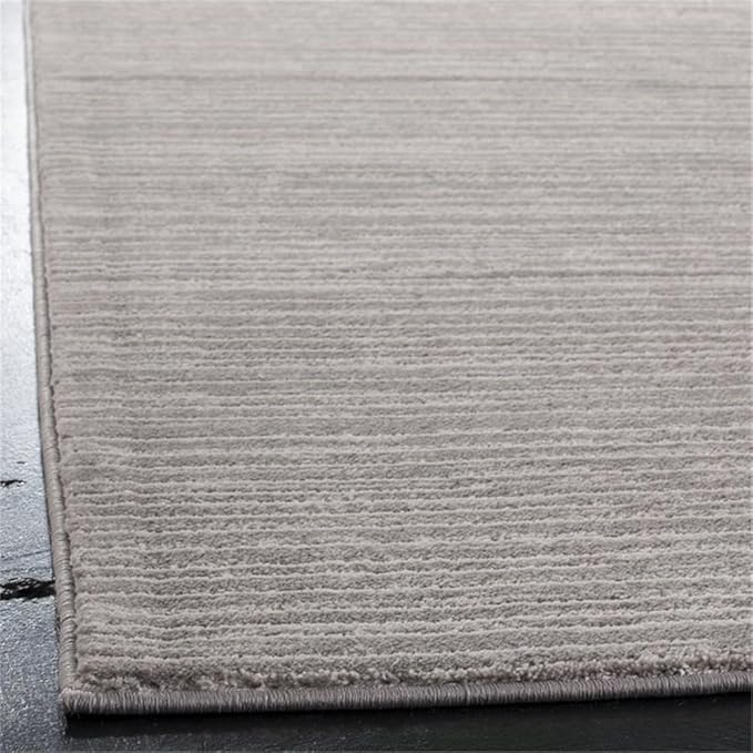 SAFAVIEH Vision Collection Runner Rug - 2'2" x 12', Silver, Modern Ombre Design, Non-Shedding & Easy to Clean, Ideal for Foyer, Hallway, Bedroom (VSN606G)