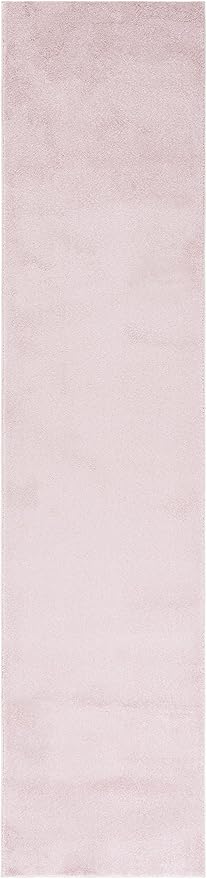 SAFAVIEH Plain and Solid Collection Runner Rug - 2'2" x 10', Pink, Non-Shedding & Easy Care, Ideal for High Traffic Areas in Living Room, Bedroom (PNS320-4406)