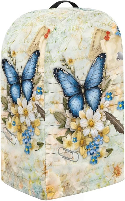 Blender Cover Stand Mixer Covers Boho Floral Butterfly Anti Fingerprint Dust Covers Juicer Cover for Home Kitchen Universal Appliance