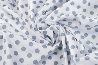 Onacosht Pack n Play Sheets 2 Pack Stretchy Jersey Knit Playard Fitted Sheets Portable Mini Crib Sheets Set, Convertible Playard Mattress Cover, White and Grey, Stripes and Dots