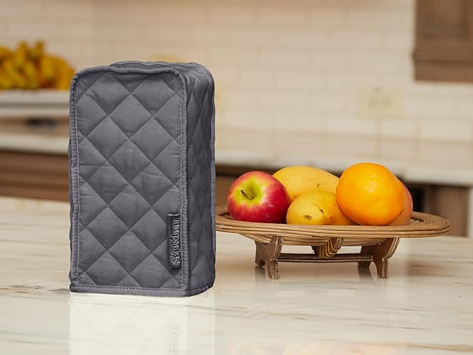 Covermates Keepsakes - Coffee Maker Cover - Dust Protection - Stain Resistant - Washable - Appliance Cover, Slate