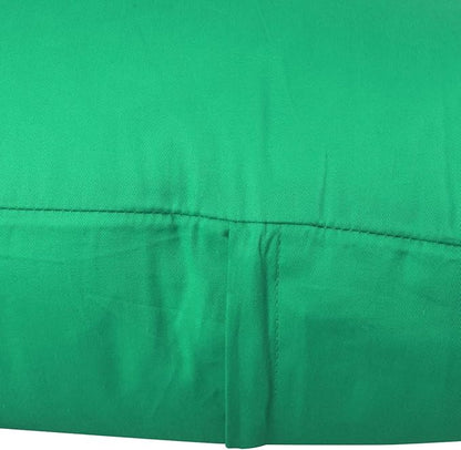 4-Pack 100% Cotton Comfortable Solid Decorative Throw Pillow Case,Thmyo Square Cushion Cover Pillowcase Sublimation Blank Pillow Covers DIY Throw Pillowcase for Sofa(18x18 inch/ 45x45cm,Bright Green)