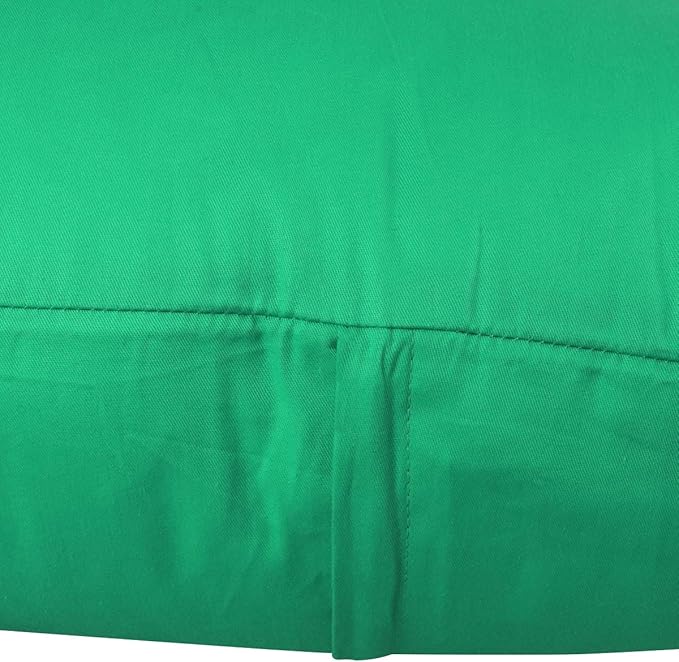 4-Pack 100% Cotton Lumbar Comfortable Solid Decorative Throw Pillow Case,Thmyo Rectangle Cushion Cover Pillowcase Sublimation Blank Pillow Covers DIY Throw Pillowcase(12x20inch/30x50cm, Bright Green)