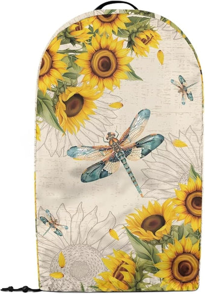 Dragonfly Sunflower Blender Covers for Kitchen Food Processor Cover with Durable Handle, Dust Covers for Kitchen Appliances Stand Mixer or Coffee Maker Appliance Cover