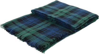 American Trends Women's Cozy Warm Winter Fall Blanket Scarf Stylish Soft Chunky Checked Giant Scarves Shawls