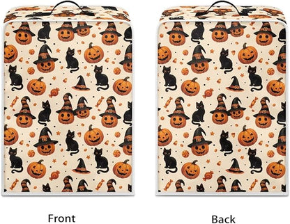 Halloween Coffee Maker Cover, Universal Waterproof Dustproof Coffee Machine Protector for Small Kitchen Appliance