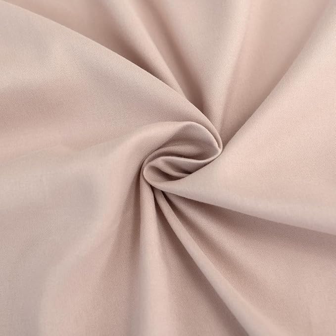 Bed Skirt Full Size Ruffled Bed Skirt with Split Corners, 16 Inch Drop Dust Ruffle Bed Skirts with Platform, Khaki