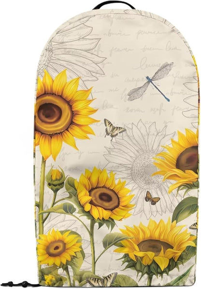 Sunflower Dragonfly Print Blender Dust Cover for Kitchen Small Appliance Decor, Anti Fingerprint Oil-proof Dust Protection Stand Mixer Cover Juicer Cover Soy Milk Machine Covers