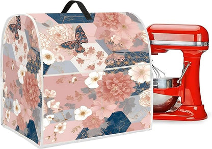 Mixer Dust Cover for 8.5-9.5 Qt Stand Mixer, Cloth Cover with 2 Storage Pockets for Stand Mixer Protective Covers Large for 8.5-9.5 Quart Mixer