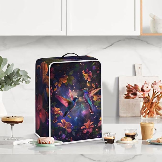 Hummingbird Dust Proof Cover for Coffee Maker Galaxy Coffee Machine Protector Washable Heat Resistant