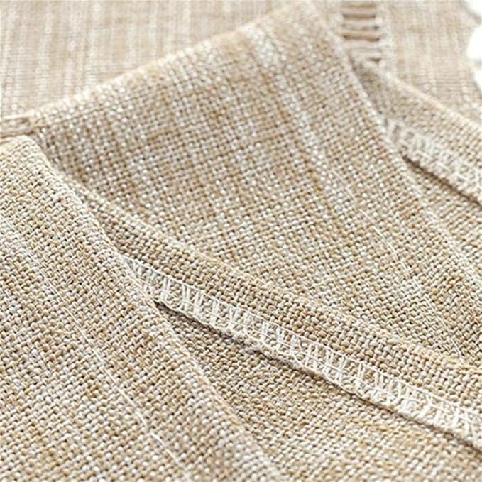 Bedside Table Cloth with Tassel Small Table Cover for Nightstand,Bedside Table TV Microwave (Coffee, 17.7 * 39.4inches)