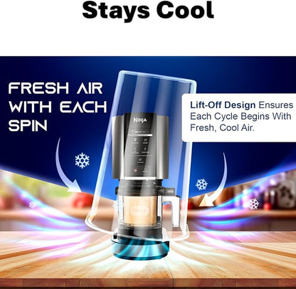Oversized Sound Reducing Blender Cover – Compatible with Ninja Creami (All Models Except Breeze) & Most Under-Cabinet Blenders – CHECK DIMENSIONS BEFORE BUYING