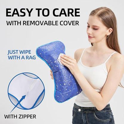 Small Cooling Gel Pillow, Kids Pillow 15" x 7", Cool Pillows for Hot Sleepers, Nap Pillows, Lumbar Pillow, Summer Cooling Accessories, Summer Gifts for Girls Boys, Small Size