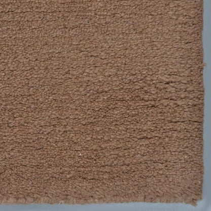 Rugsotic Carpets Hand Knotted Gabbeh Wool 9'x12' Area Rug Solid Camel L00111