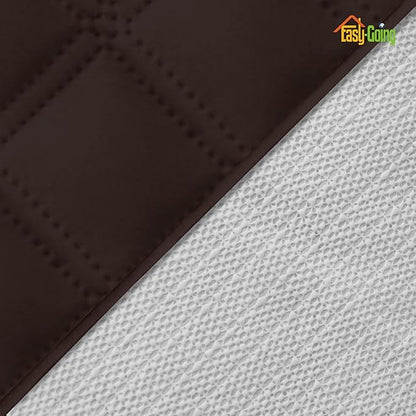 Easy-Going Sofa Slipcover Waterproof Sofa Cover Couch Cover for 4 Cushion Couch with Elastic Straps Washable Non-Slip Furniture Protector Cover for Pets, Dogs, Cat (XX-Large, Chocolate)