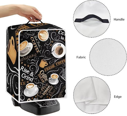Mumeson Delicious Coffee Coffee Maker Cover Mixers Small Kitchen Machine Cover Blender Dust Cover Kitchen Stand Mixer Cover Small Appliance Covers