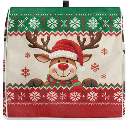 Christmas Stand Mixer Cover 6-8 Quart Kitchen Mixer Cover Washable Food Processor Protective Covers Dust Protection Insulated Kitchen Decoration Gift for Christmas