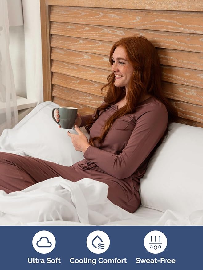 Extra Deep Pocket Twin Sheets - 3 Piece Breathable & Cooling Bed Sheets - Hotel Luxury Bed Sheet Set - Soft, Wrinkle Free & Comfy - Easily Fits Extra Deep Mattresses - Deep Pocket Antique White Sheets