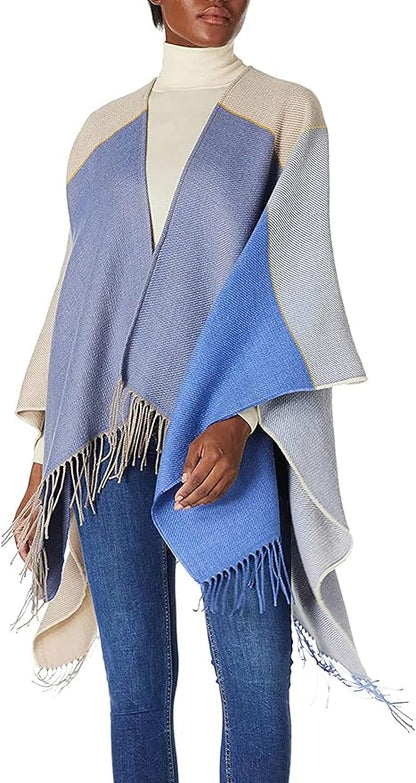 Breezy Lane Women's Shawl Wraps Warm Poncho Ruana Wrap Cardigan