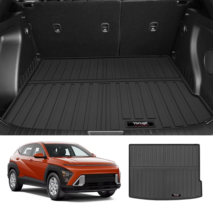 Custom for 2024 2025 2026 Hyundai Kona (Include EV) Cargo Mats Trunk Liner All Weather TPE Protection Mat Accessories (for 2024-2026 Hyundai Kona)