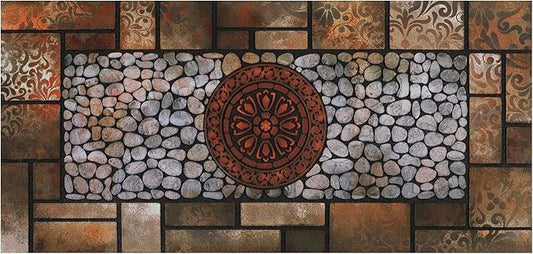 Large 47"x22" Heavy Duty Welcome Mat Outdoor with Non-Slip Rubber Backing - Durable Outdoor Door Mat for Front Door Entrance, Garage, Patio & High Traffic Areas（Sunflower）