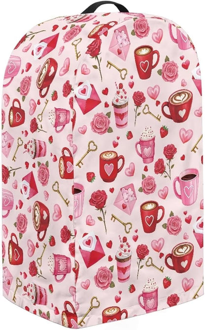 Coffee Mixer Hood Cover Dust Covers for Kitchen Appliances Valentines Day Small Appliance Dust Covers for Kitchen Coffee Maker Cover Blender Dust Protection
