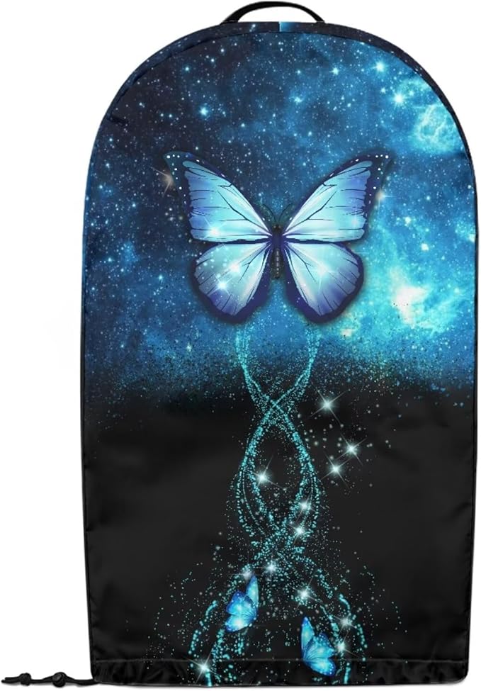 Buttefly Pattern Blender Dust Cover, Stand Mixer or Coffee Maker Appliance Covers with Drawstring, Anti Fingerprint Dust Proof Stain Resistant Blender Cover for Home Kitchen