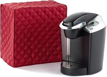 Covermates Keepsakes - Coffee Maker Cover - Dust Protection - Stain Resistant - Washable - Appliance Cover, Red