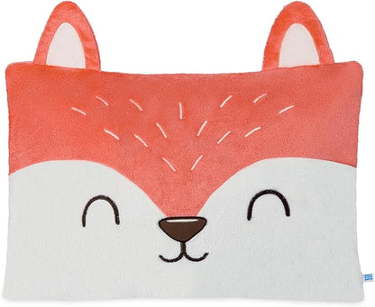 Saint Eve Kids Pillow Pals Fuzzy Pillow Case, Cute Animal Friends Soft Pillow Cover for Kids Beds and Nap Time - Sly The Fox